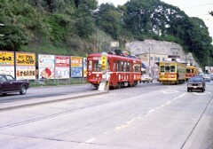 路面電車の走る街(長崎1976)