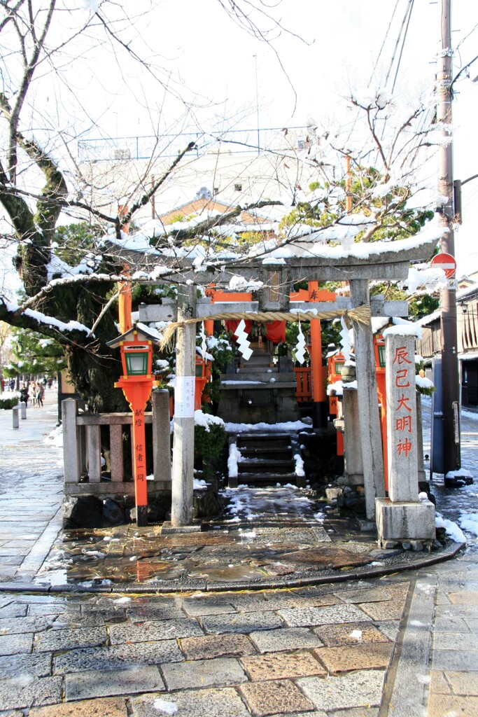 冬景色(祇園白川2015)