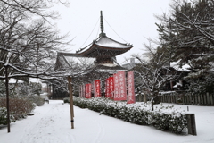 雪の日(本法寺)