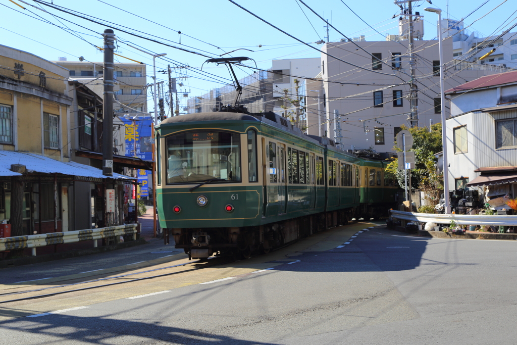 路面電車の走る街(江ノ電2021)