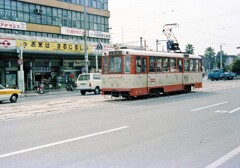 路面電車の走る街(松山1978)