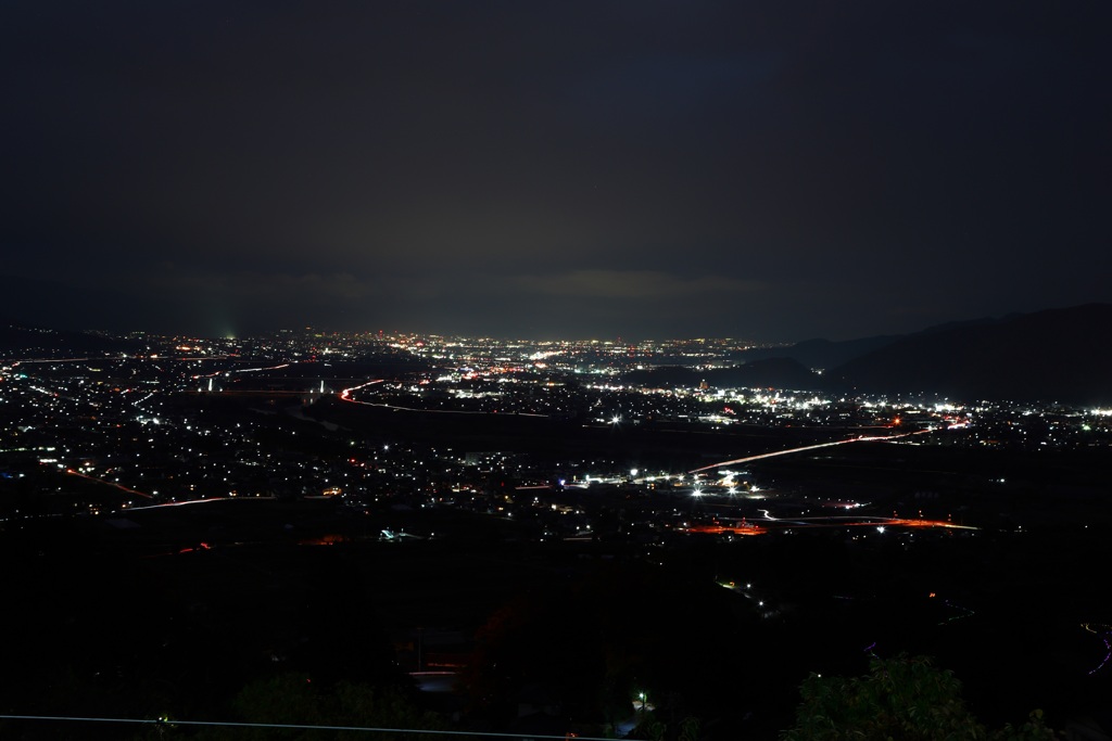 鉄道夜景(姨捨駅-2)