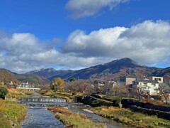 初雪の日(高野川)