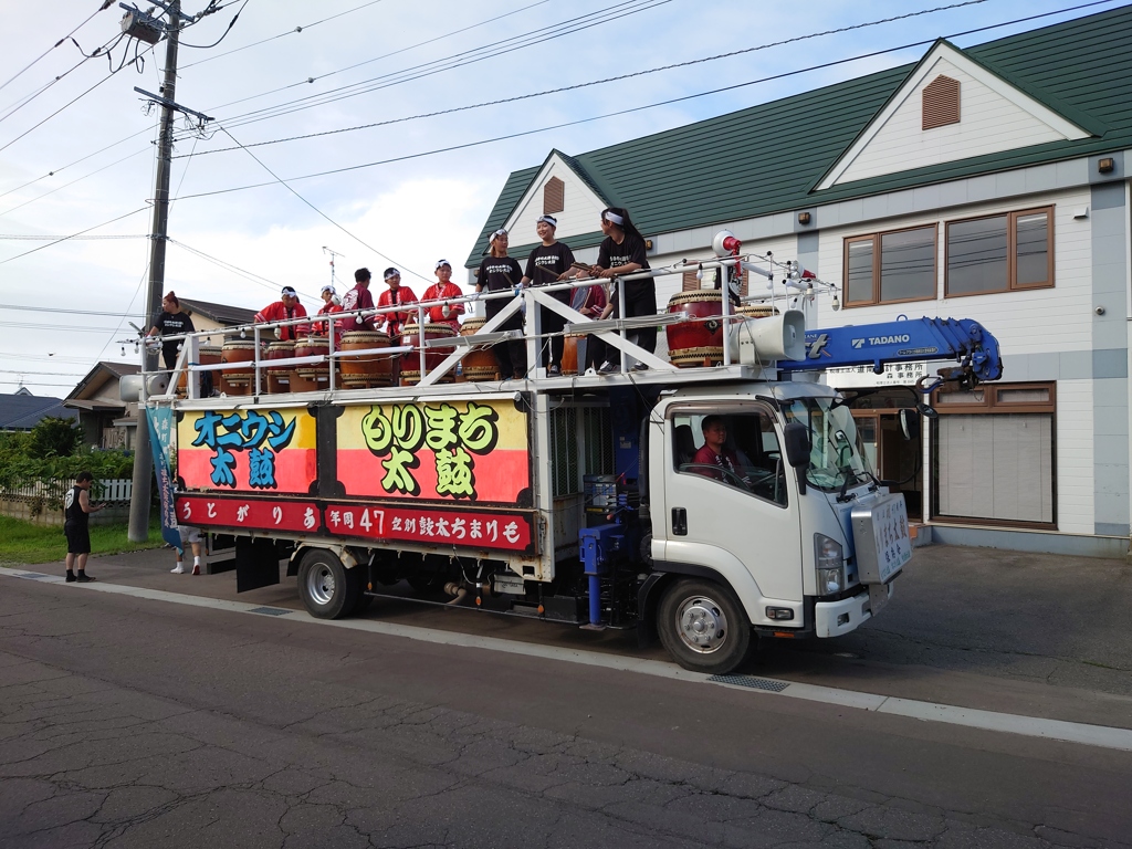 「夏の祭りINもり」もりまち太鼓保存会