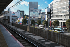 ホームと駅前広場