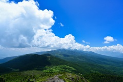 北横岳頂上から望む八ヶ岳