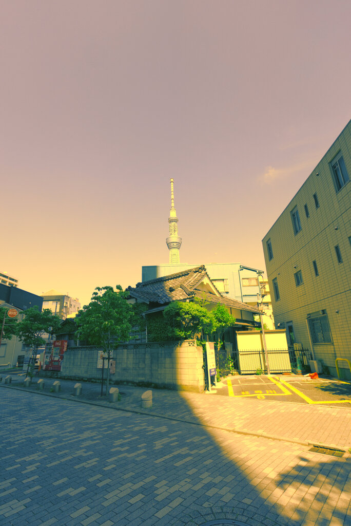 本所吾妻橋あたり