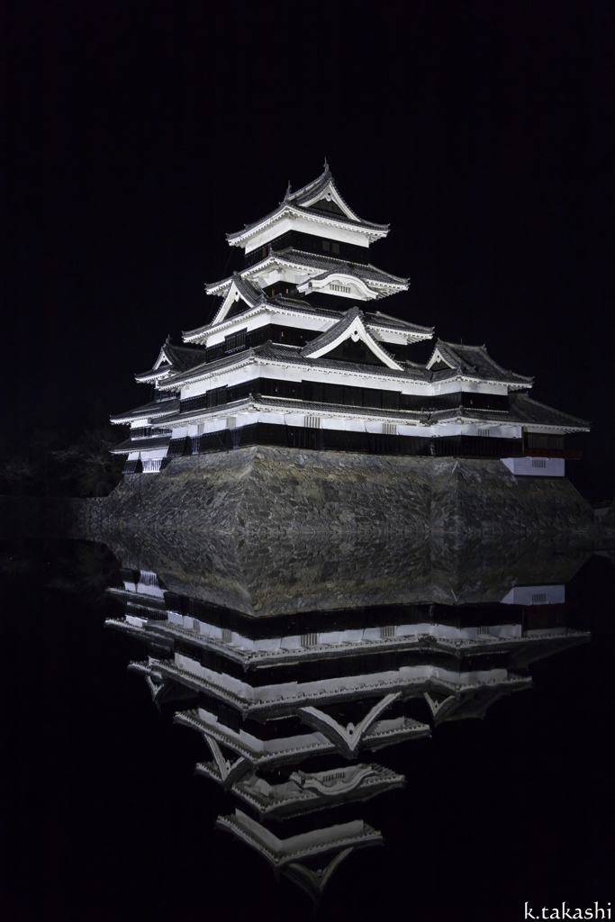 冬の松本城