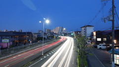 光の跡