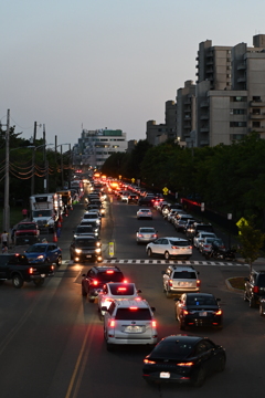 Sunset Traffic(日没の交通)