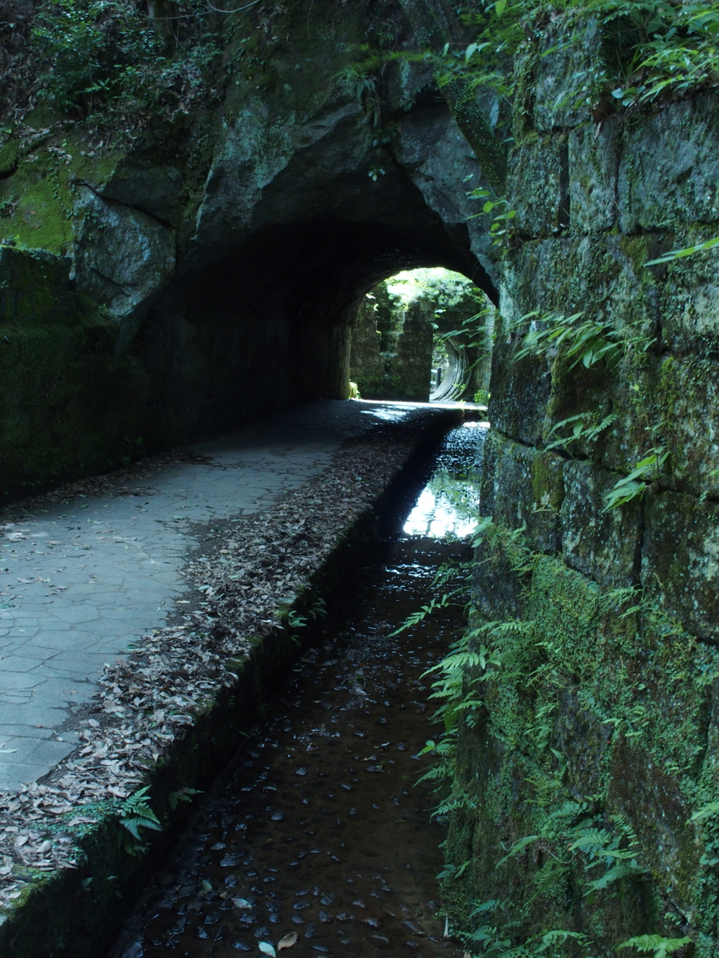 曽木の滝　導水路跡