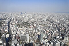 地上300ｍから見た大阪