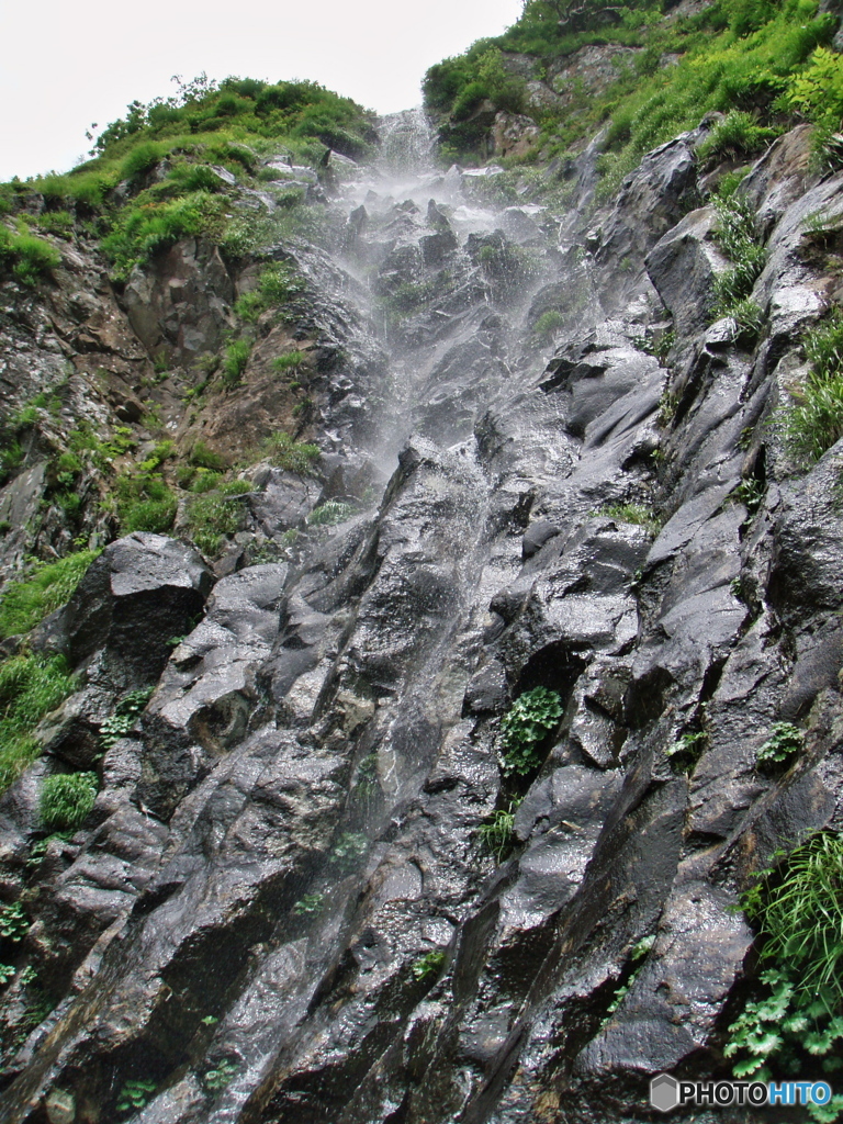 秋田県北秋田市　打当内沢最上流滝2