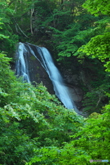 秋田県鹿角市　川島の滝上段1