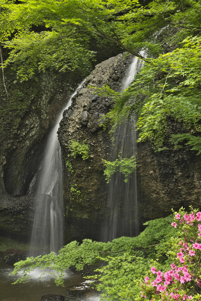 茨城県大子町　月待の滝