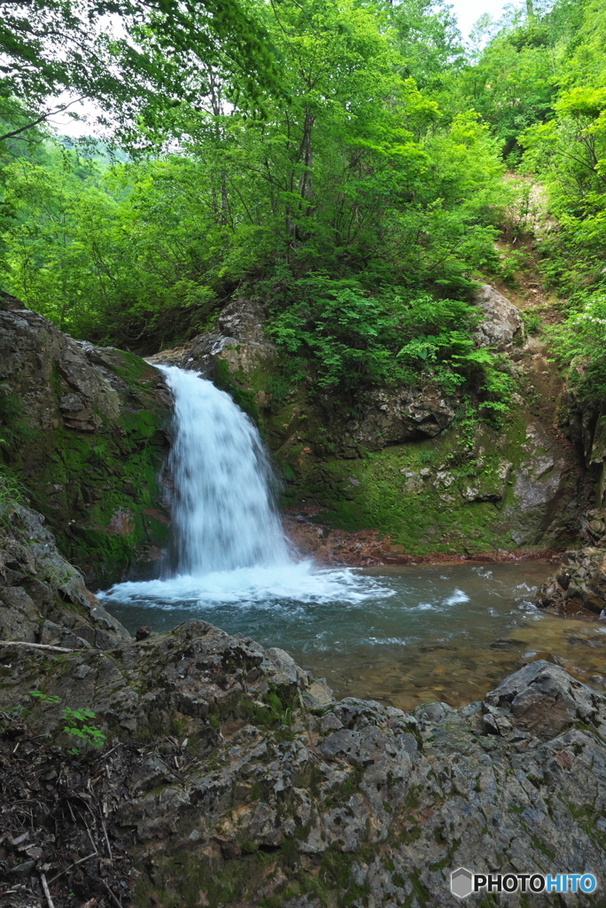 岩手県北上市　夏油奥の滝2