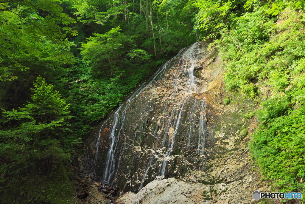 岩手県矢巾町　大白沢の滝1