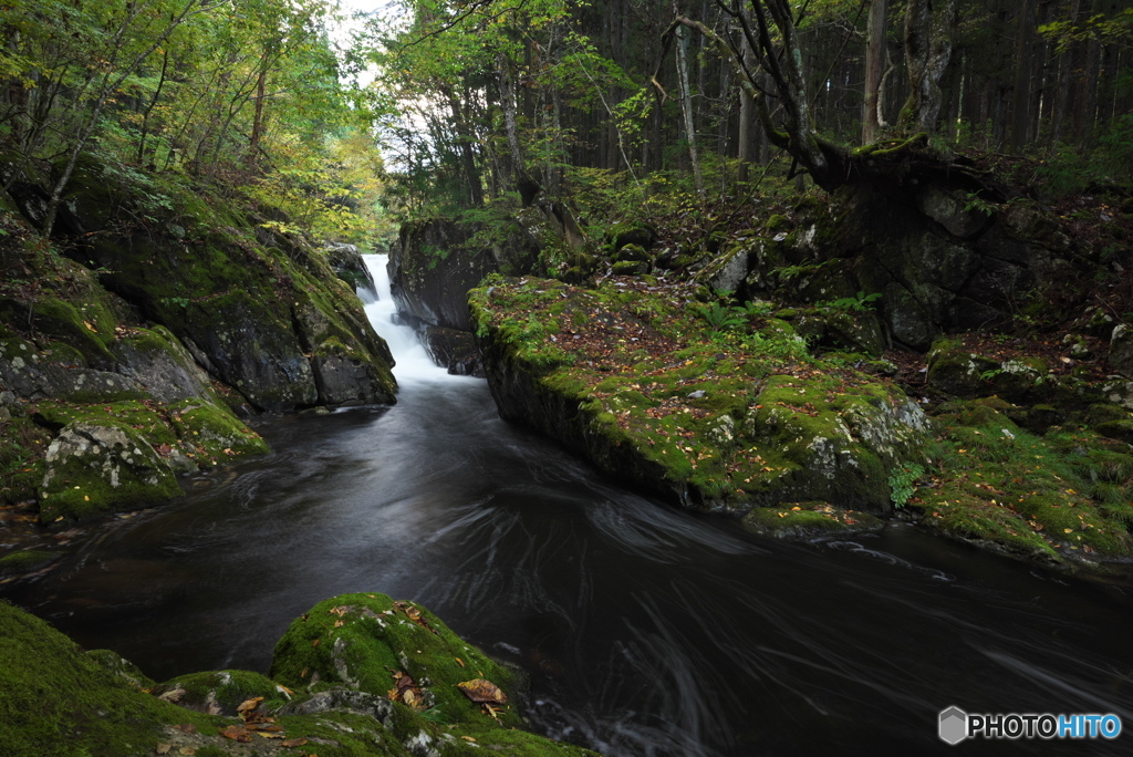 岩手県花巻市　稗貫川嫁ヶ淵
