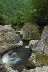 岩手県宮古市　閉伊川蟹岡滝