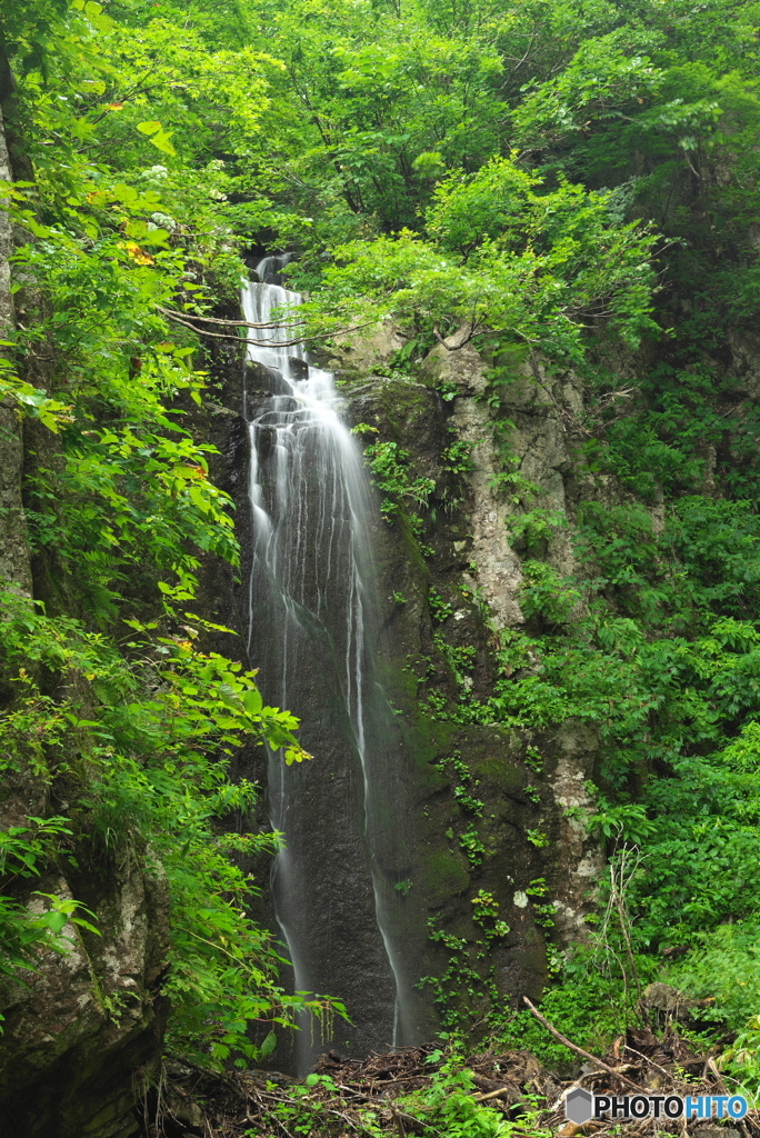 岩手県西和賀町　下前渓谷姫滝