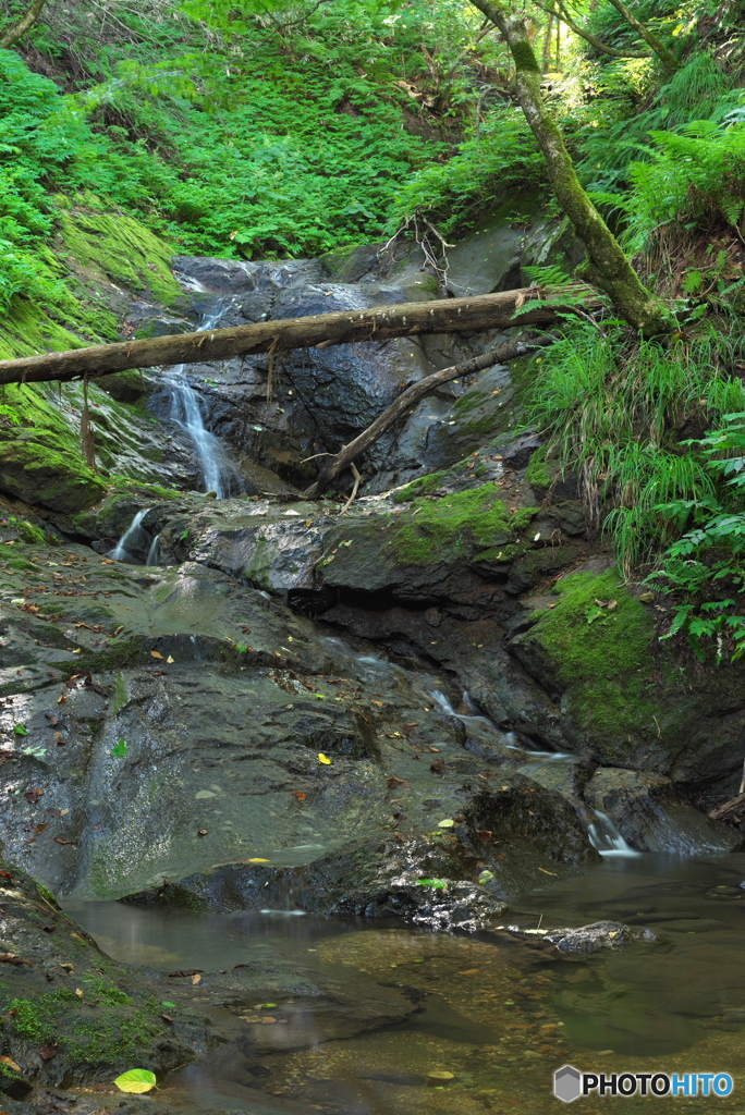 秋田県北秋田市　綴子川不動滝