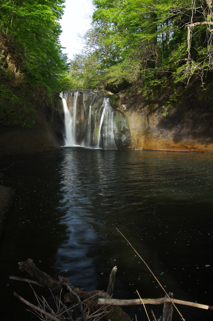 岩手県一関市　竜神穴滝
