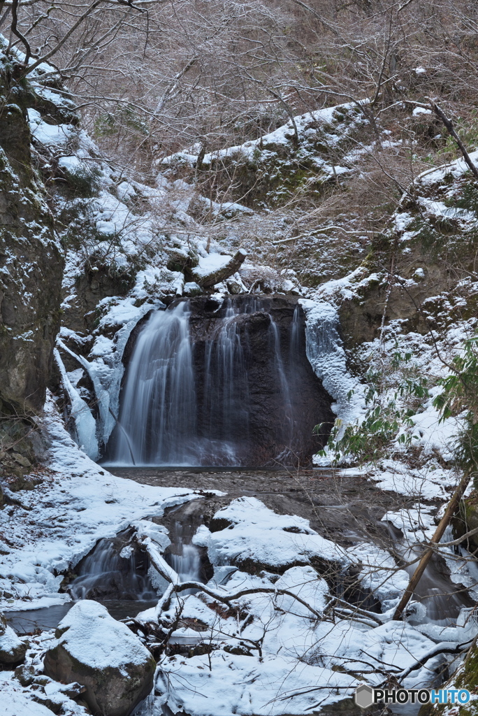 岩手県花巻市　小檜沢の滝