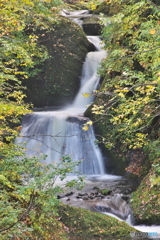 秋田県北秋田市　弥栄の滝