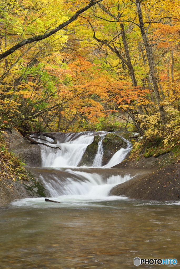 岩手県雫石町　つぼけの滝4
