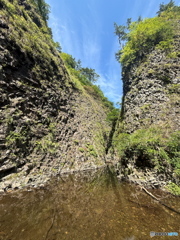 岩手県西和賀町　廻戸川岩目滝下流2