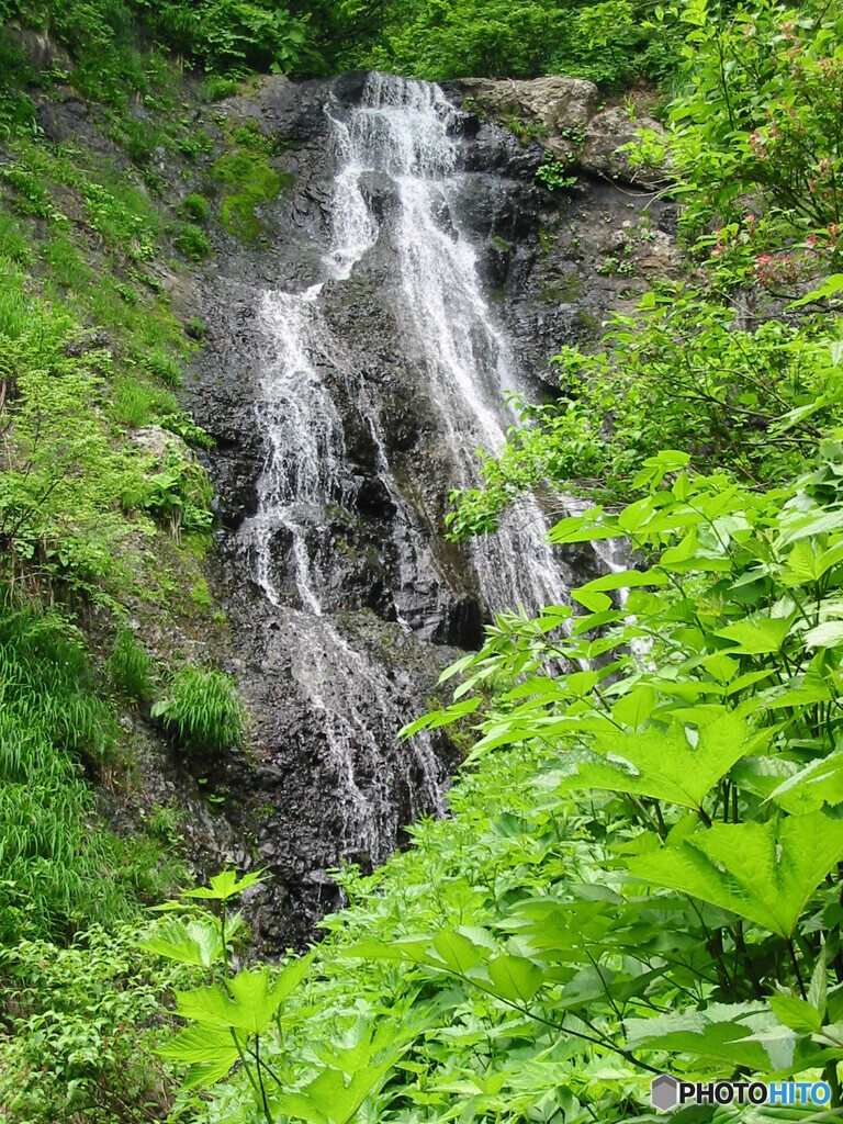岩手県花巻市　オオヘンジョウの滝上流滝1
