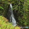 秋田県鹿角市　夜明島渓谷茶釜の滝上流滝