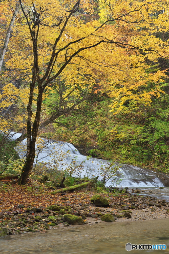 岩手県雫石町　東ノ又沢の滝1