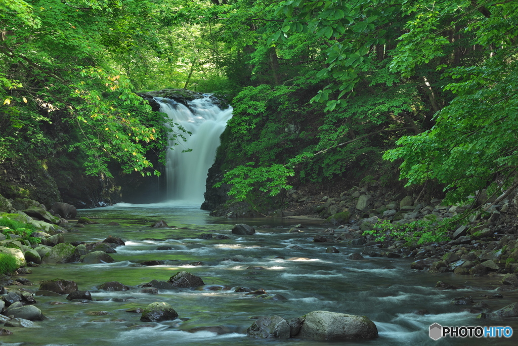 秋田県鹿角市　大湯川止滝2