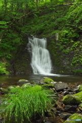 岩手県西和賀町　湯之沢川大滝上流滝