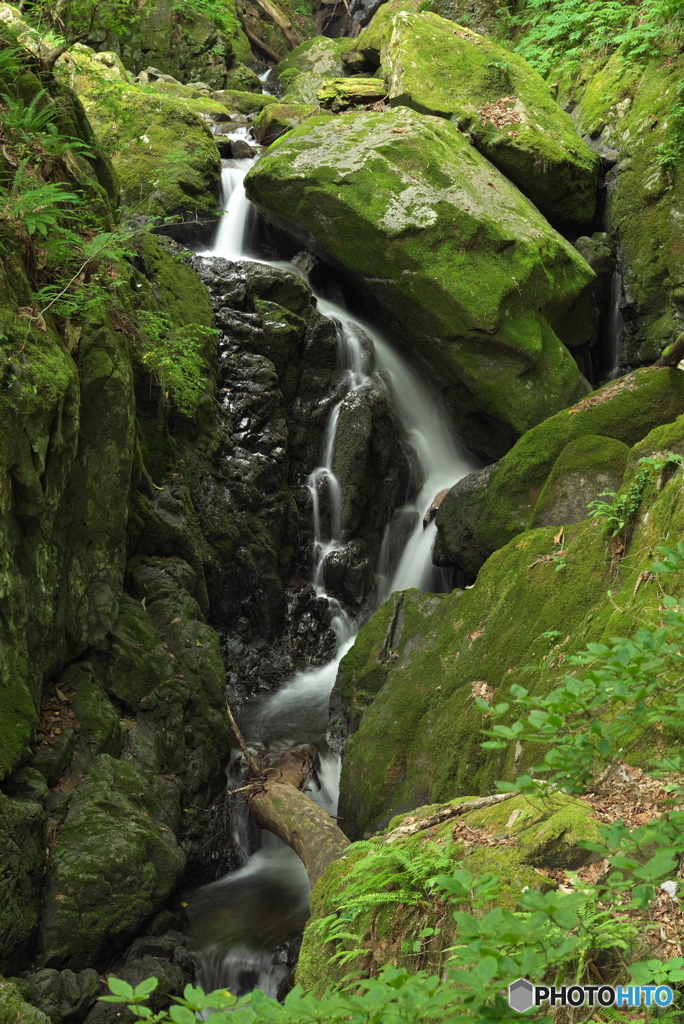 岩手県遠野市　藤沢川キッチガ滝