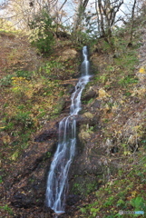 山形県朝日町　杉山不動尊の滝