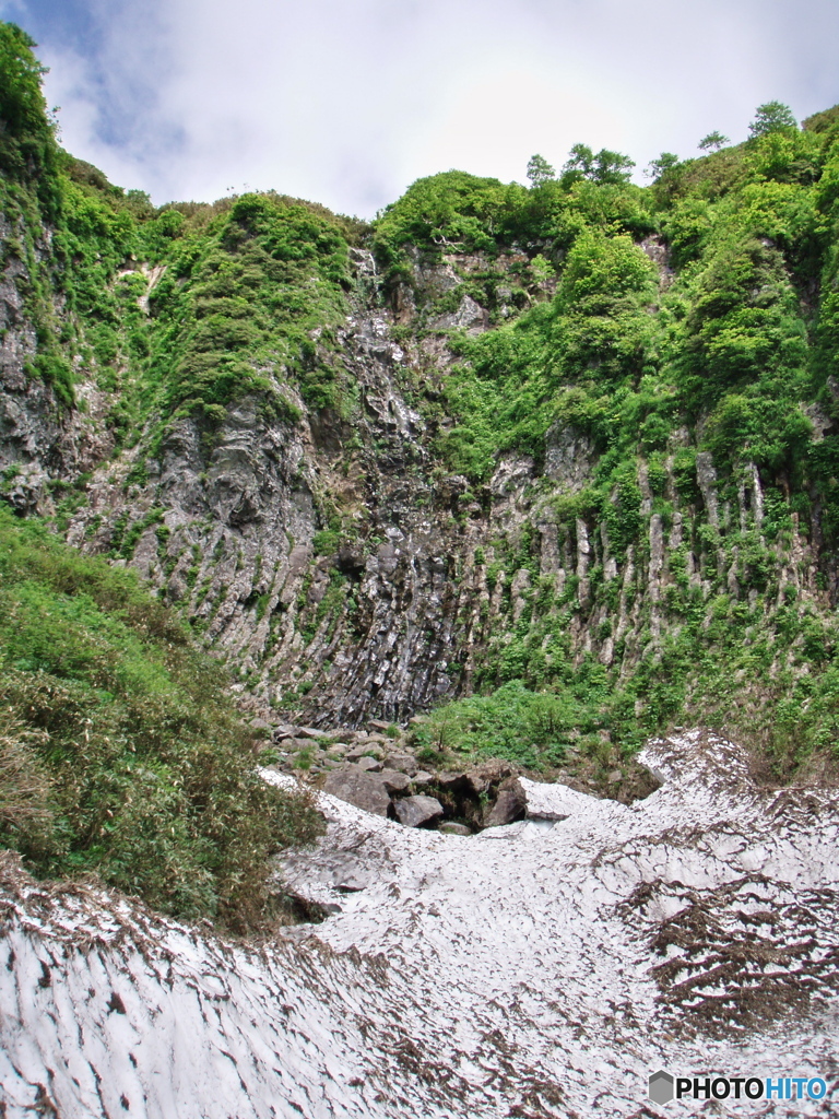 秋田県北秋田市　打当内沢最上流滝1