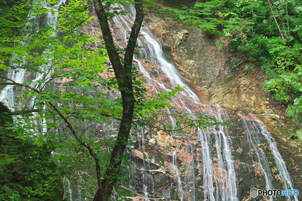 岩手県矢巾町　大白沢の滝