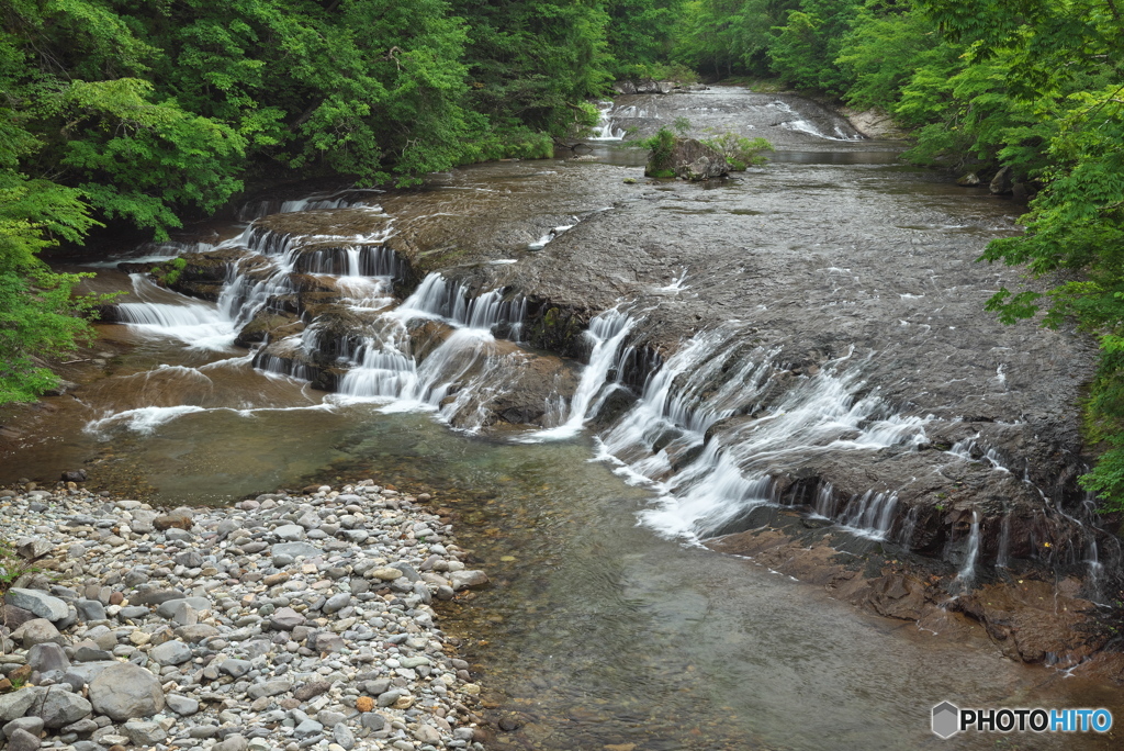 秋田県大館市　岩瀬川三階滝2