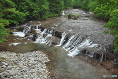 秋田県大館市　岩瀬川三階滝2