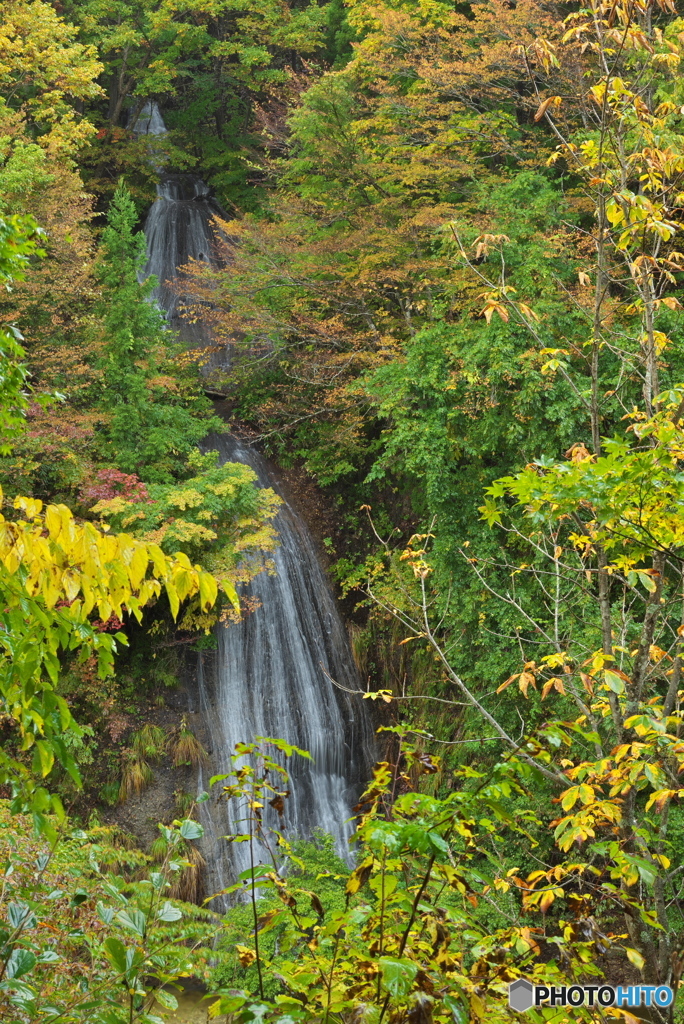 青森県平川市碇ヶ関　白糸滝1