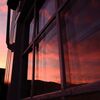 嵐の夕方