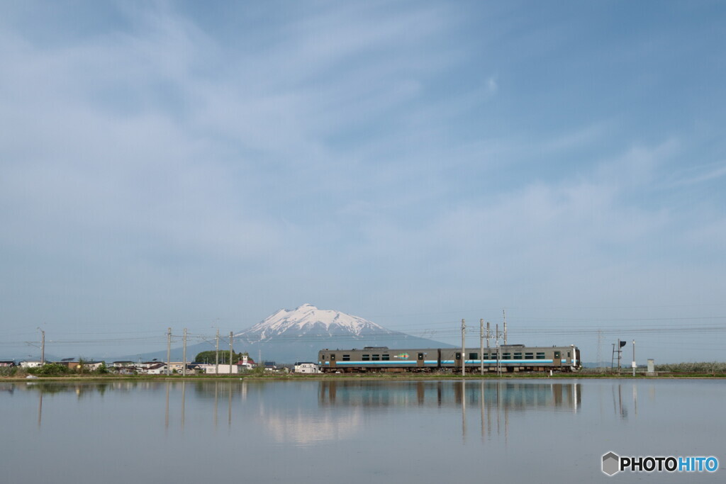 IMG_8453　田んぼの水鏡２