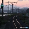 IMG_6247　染まる鉄路
