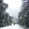 雪降る奈良井宿