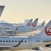 JAL 羽田空港の朝