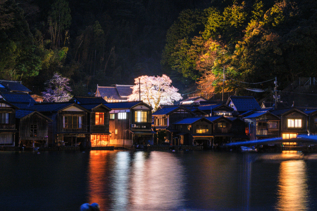 伊根-海蔵寺-ライトアップ
