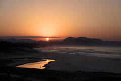 夕日が裏の夕日