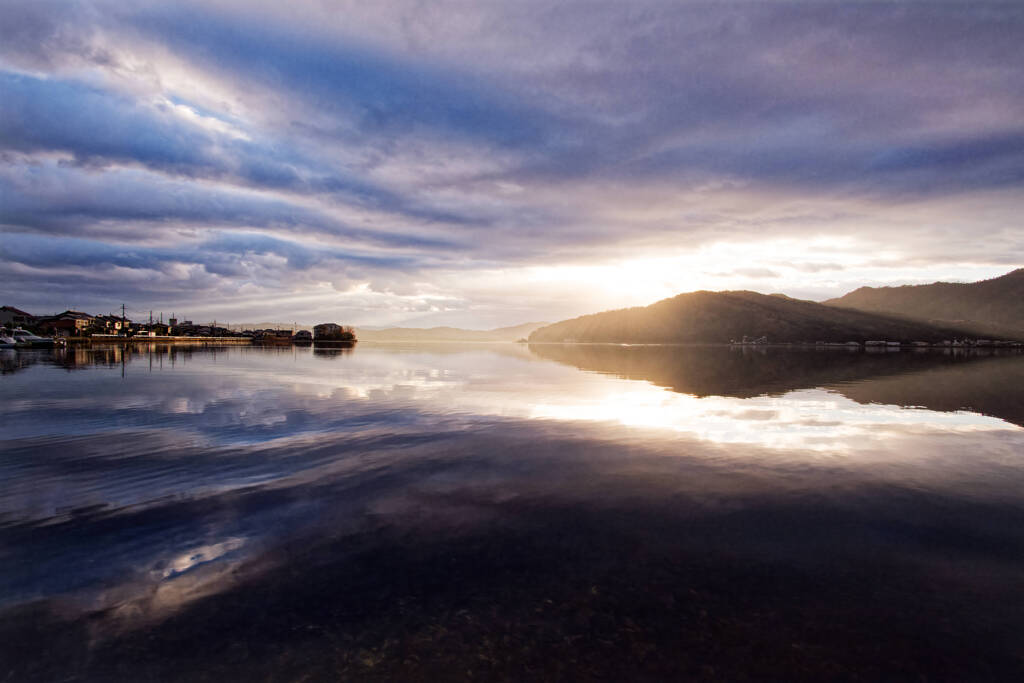 通勤途中の景色